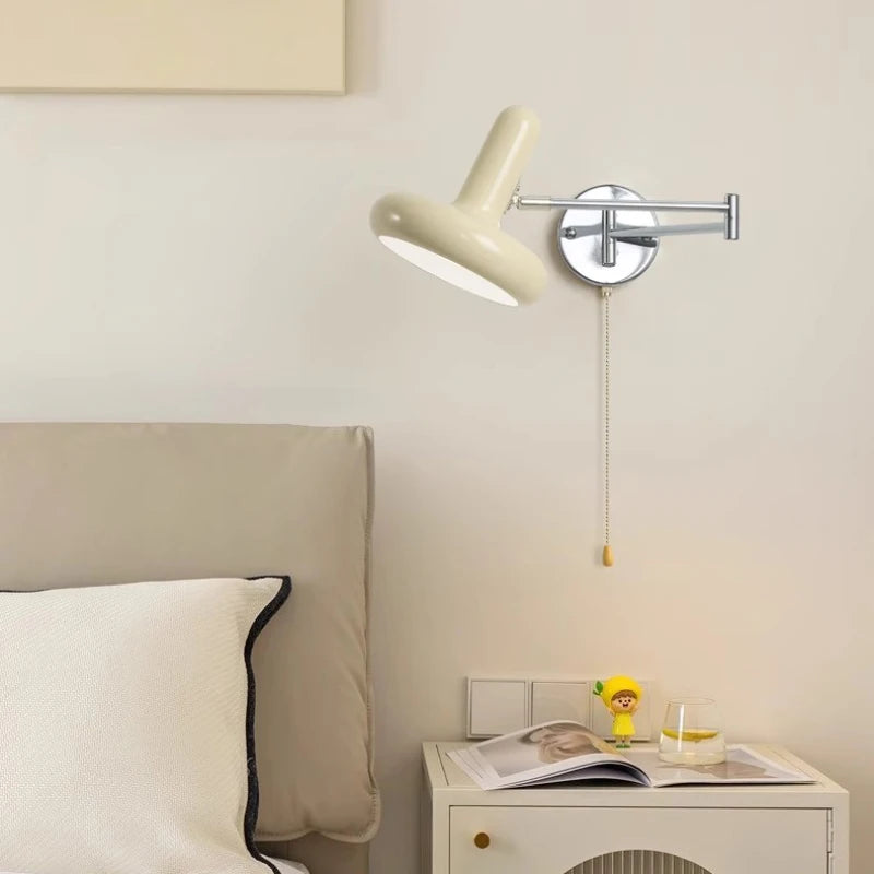 applique murale télescopique moderne lampe de lecture pliable minimaliste - vue 4 sur 17
