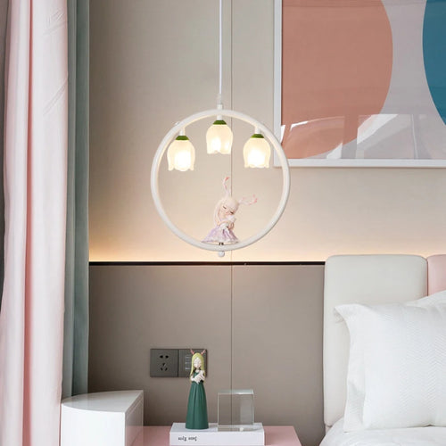 suspension mignonne pour chambre de petite fille moderne - vue 5 sur 12