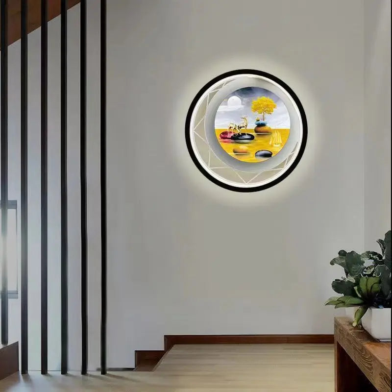 Applique murale LED moderne et ronde - vue 6 sur 16