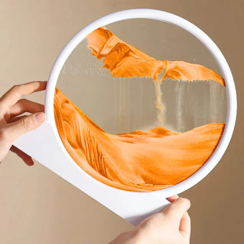 sablier en verre 3d paysage de sable en mouvement décoration artistique - vue 5 sur 54