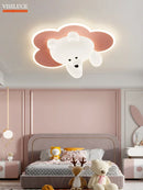 plafonnier led ours mignon pour chambre enfant