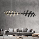 lustre led luxe suspension longue bande pour bricolage