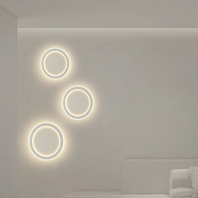 lampe led murale nordique créative simple moderne - vue 6 sur 16