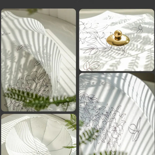 lustre moderne nordique en tissu pour intérieur élégant - vue 5 sur 9