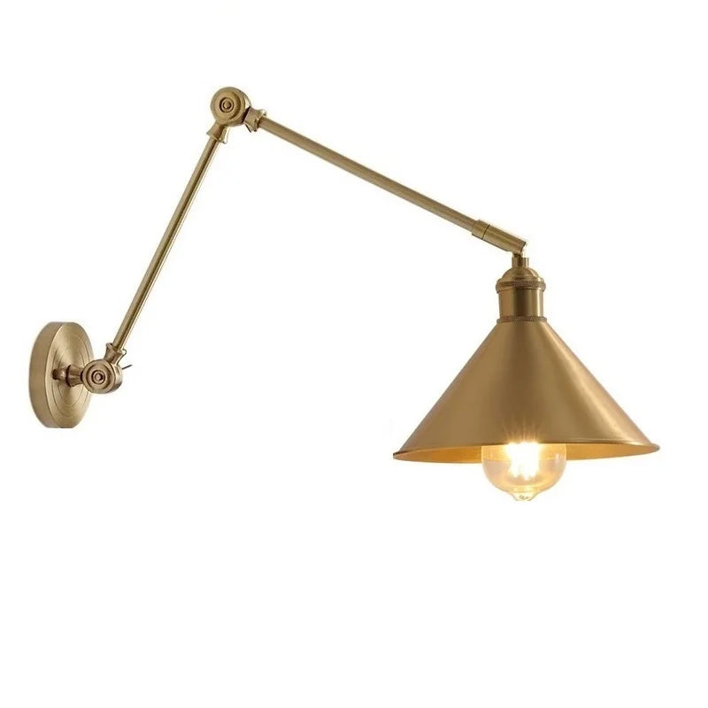 IWHD nordique moderne cuivre applique murale LED lampes applique décor à la maison éclairage intérieur chambre salle de bains salon escalier lumière Luminaria - vue 28 sur 32