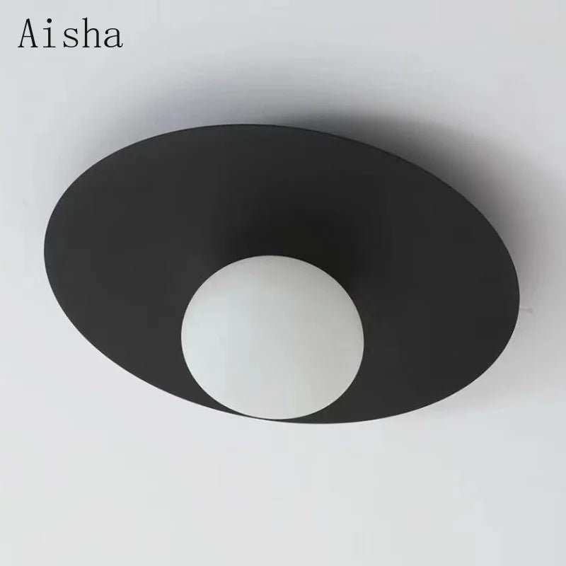applique murale nordique moderne simple éclairage décoratif rond - vue 5 sur 9