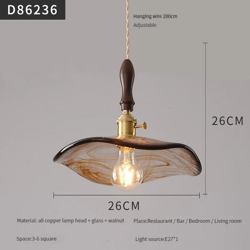 suspension moderne en laiton et verre pour intérieur - vue 10 sur 30