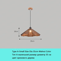 lampe suspendue led bois style wabi-sabi intérieur diy 2022
