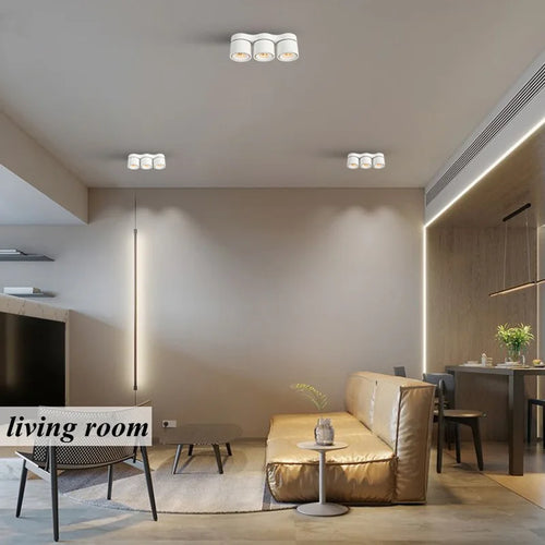 spots led rotatifs pliables à intensité variable pour éclairage intérieur - vue 7 sur 8