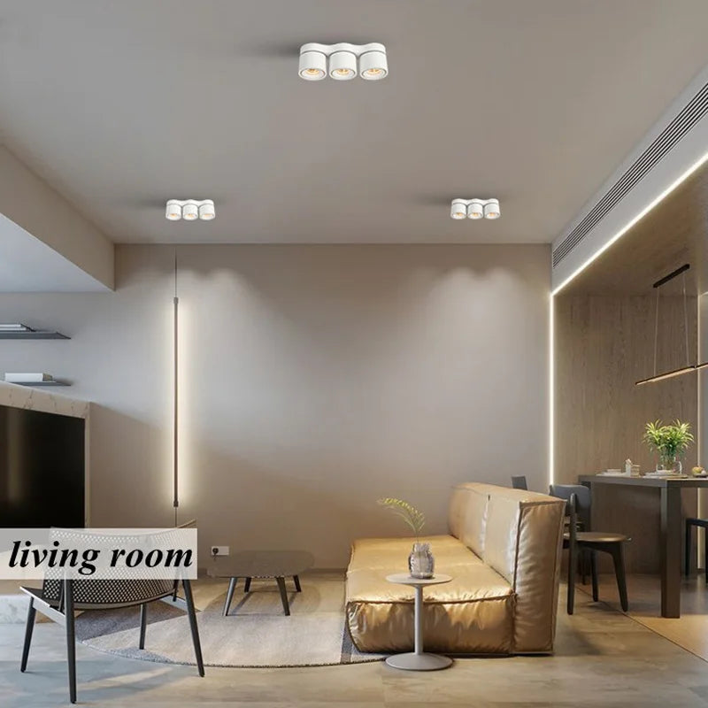 spots led rotatifs pliables à intensité variable pour éclairage intérieur - vue 7 sur 8