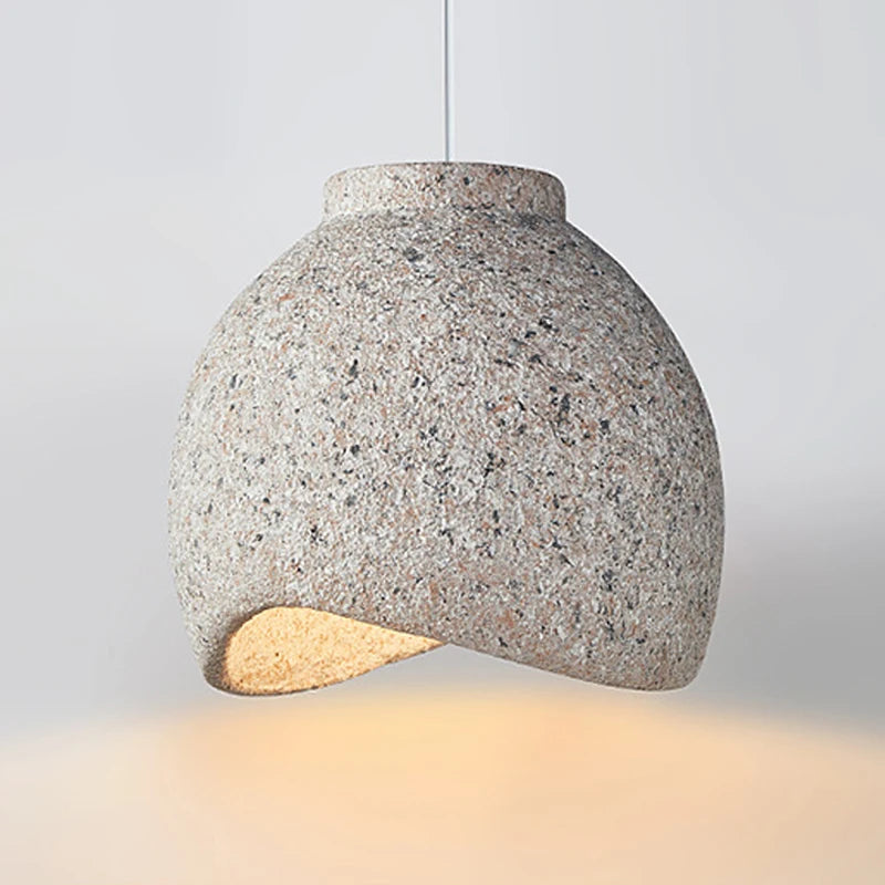 lustre wabi sabi nordique pour restaurant bar et décoration familiale - vue 5 sur 10