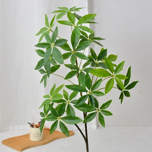 plantes artificielles décoration arbre de fortune feuillage vert - vue 6 sur 8