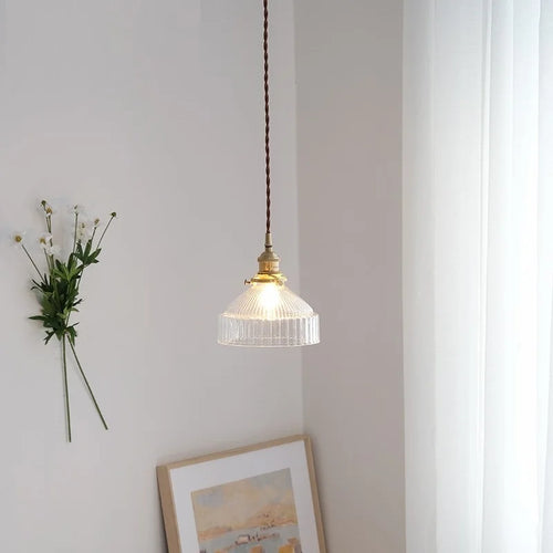 suspension vintage en verre japonais pour éclairage de loft - vue 4 sur 8