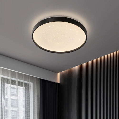 plafonnier led nordique simple rond pour décoration intérieure - vue 5 sur 14