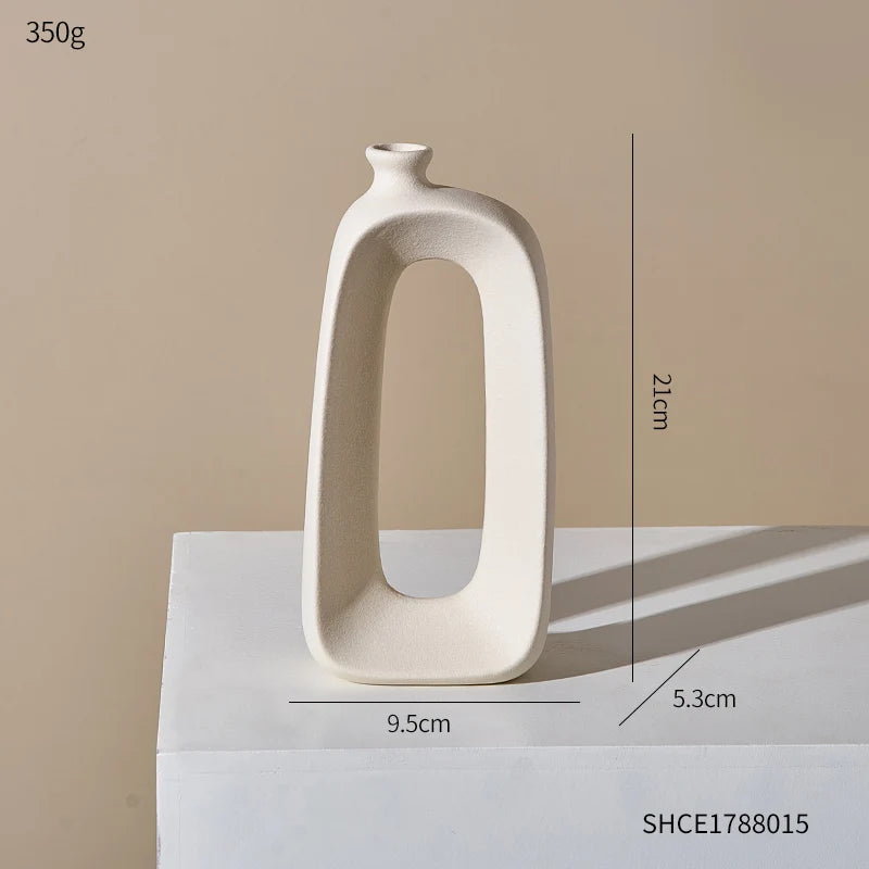 vase moderne en céramique pour décoration intérieure et extérieure - vue 7 sur 13