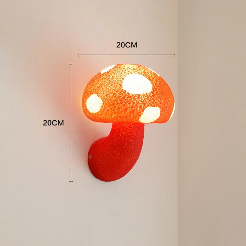 applique murale champignon nordique pour éclairage extérieur - vue 3 sur 7