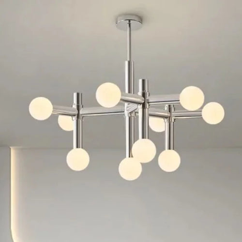 Lustre Verre Bauhaus Luminaire Salon Maison Déco