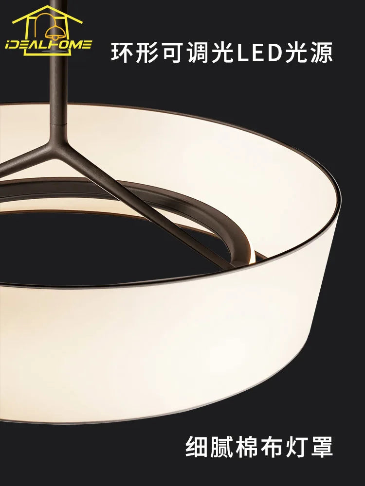suspension moderne italienne à led pour intérieur minimaliste - vue 5 sur 7