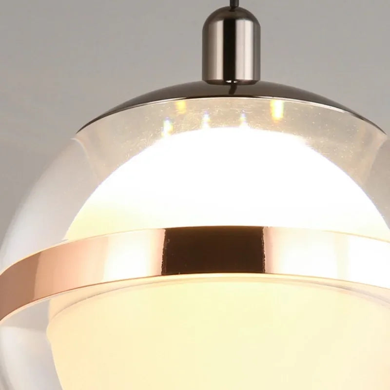 suspension moderne en aluminium pour décoration intérieure élégante - vue 5 sur 7
