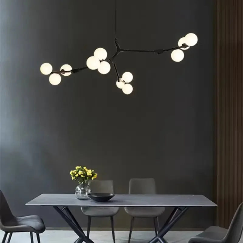 lustre moderne en verre design pour votre décoration intérieure - vue 4 sur 9