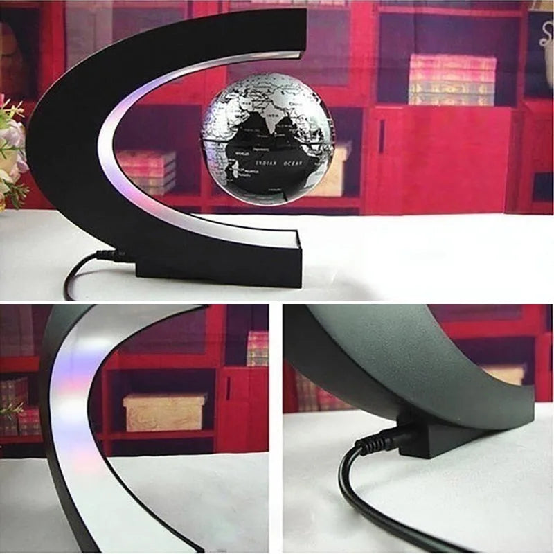 globe flottant à lévitation magnétique lampe décorative cadeau original - vue 10 sur 18