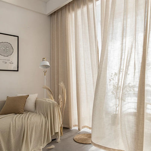 Rideau japonais plissé minimaliste pour salon chambre baie - vue 2 sur 11