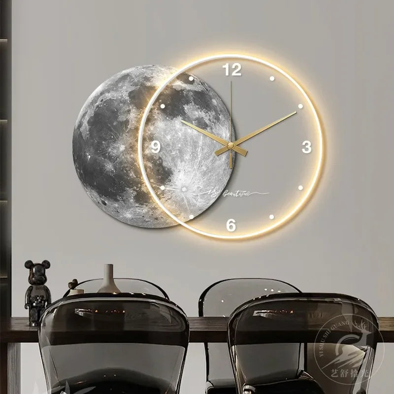 horloge murale design moderne pour décoration intérieure élégante - vue 5 sur 9