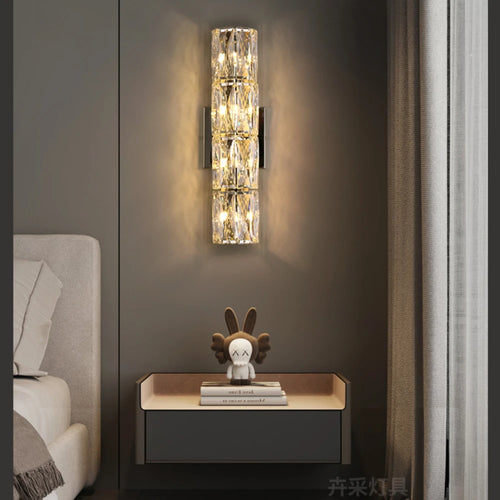 applique murale moderne en cristal pour décoration intérieure élégante - vue 2 sur 14