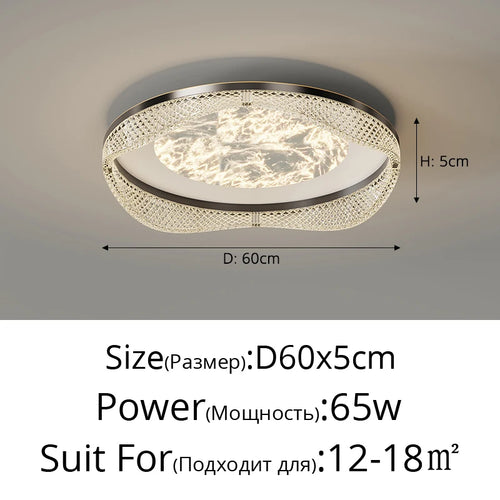 plafonnier moderne en laiton design créatif minimaliste pour intérieur - vue 24 sur 26
