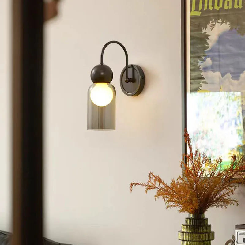 applique murale en verre et laiton moderne pour intérieur élégant - vue 1 sur 10