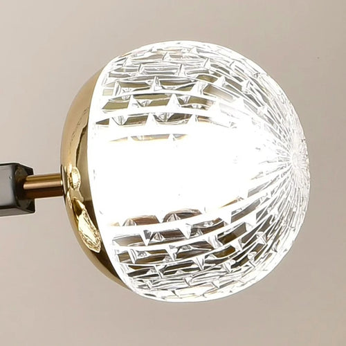 lustre design boules éclairage intérieur salon fantaisie - vue 6 sur 10