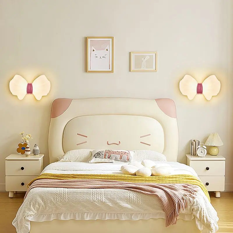 applique murale nordique nœud papillon pour chambre enfant - vue 5 sur 7