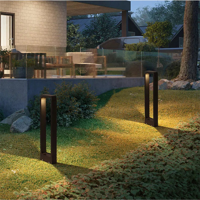 110V 220V DC12V 15W LED étanche lampe à gazon COB LED borne extérieure lumière extérieure sol jardin cour éclairage routier - vue 6 sur 6