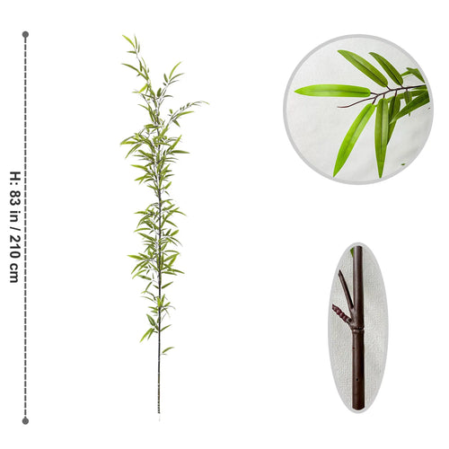 feuilles de bambou artificielles pour décoration d'événements et fêtes - vue 16 sur 23
