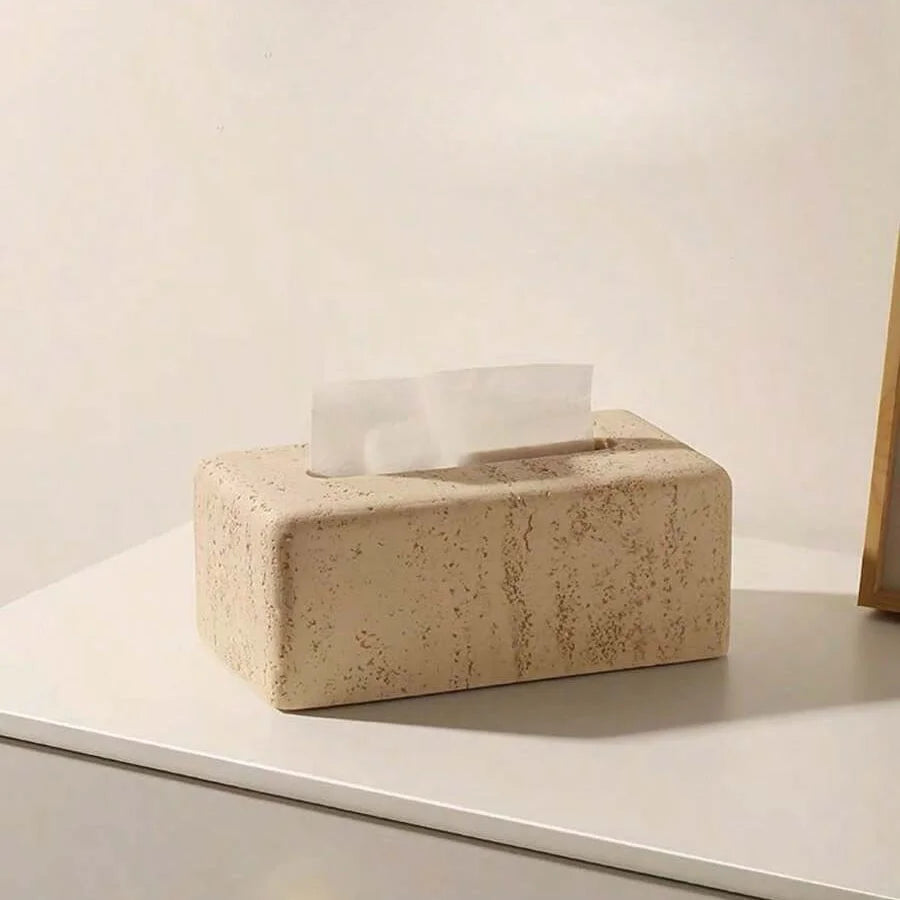boîte à mouchoirs moderne en résine pour décoration créative - vue 4 sur 7