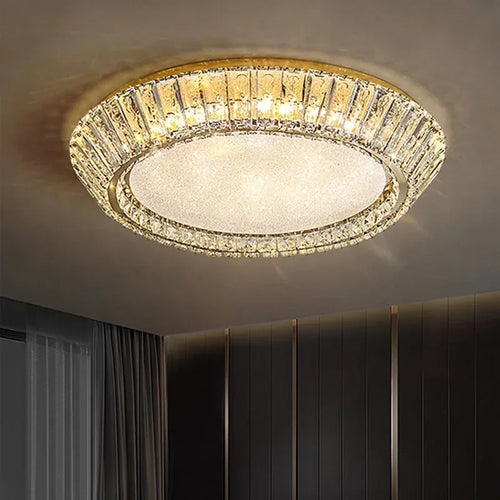 plafonnier en cristal luxe design nordique pour décoration intérieure - vue 2 sur 10