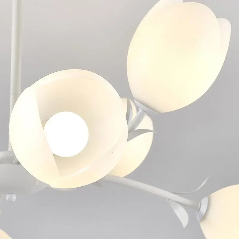 lustre orchidée à LED pour éclairage romantique et chaleureux - vue 6 sur 14