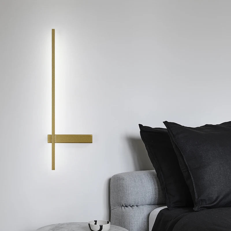 applique murale led minimaliste en aluminium pour éclairage intérieur - vue 5 sur 18