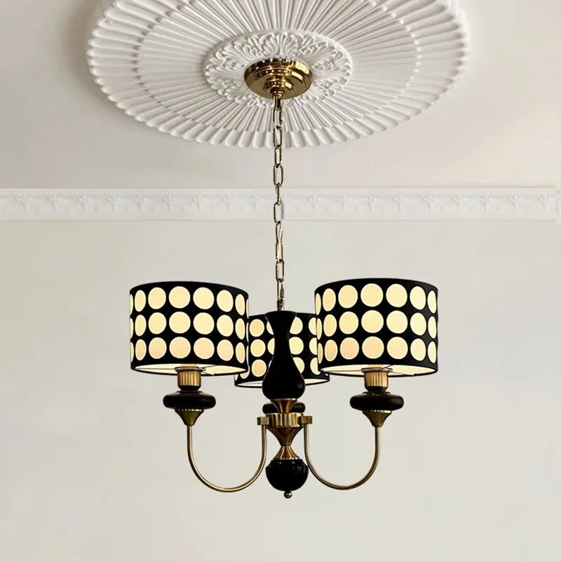 lustre en cuivre moderne pour hôtel et décoration intérieure - vue 3 sur 12