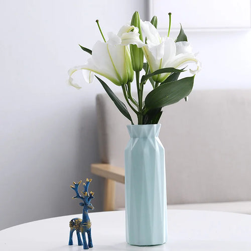 vase moderne en plastique pour décoration florale nordique - vue 21 sur 26