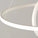 lustre circulaire en boule de fer avec luminaires led pour décoration