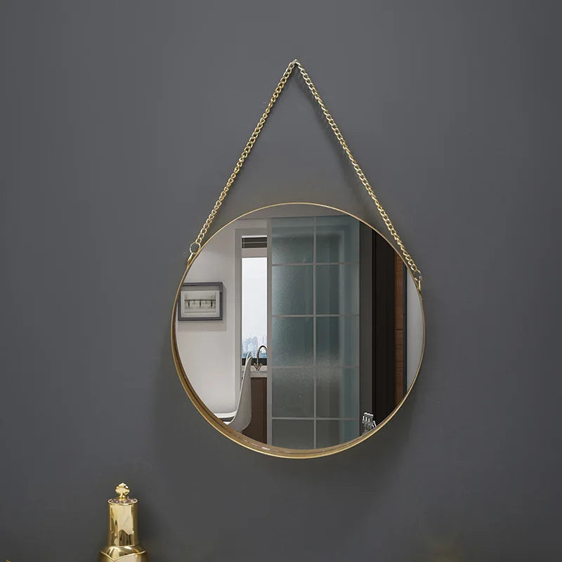 miroir mural rond créatif pour décoration intérieure et maquillage - vue 4 sur 13