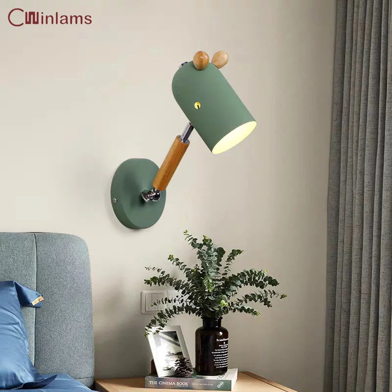 applique murale moderne pour chambre d'enfants style dessin animé - vue 1 sur 9