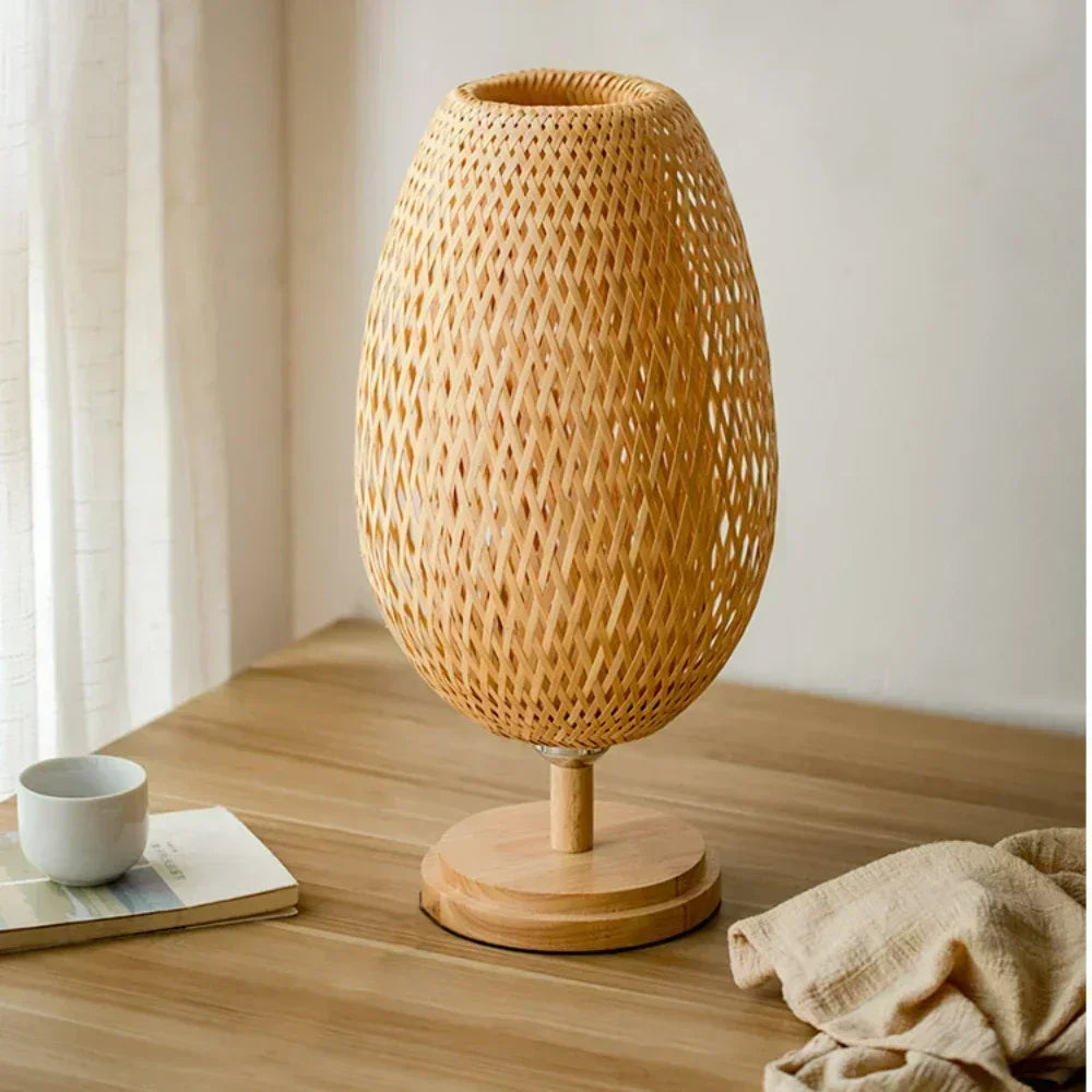Eye-Caring Bedroom Bedside Night Light Retro Desk Lamp Reading Light Home Decor, Unique Handicraft House Warmging Gift - vue 6 sur 8