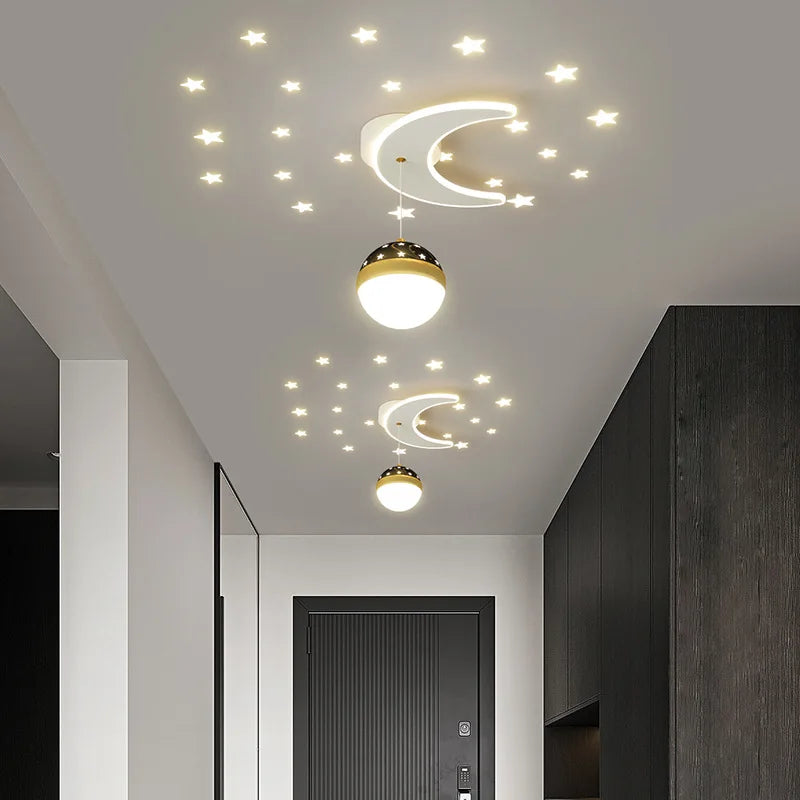 Plafonnier moderne à LEDs pour salon salle à manger chambre couloir balcon décor à la maison - vue 6 sur 11