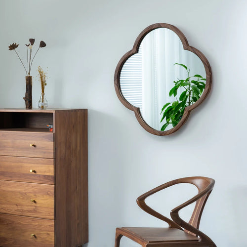 miroirs décoratifs en bois pour maquillage et décoration intérieure - vue 6 sur 7