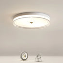 plafonnier led rond moderne avec télécommande design minimaliste