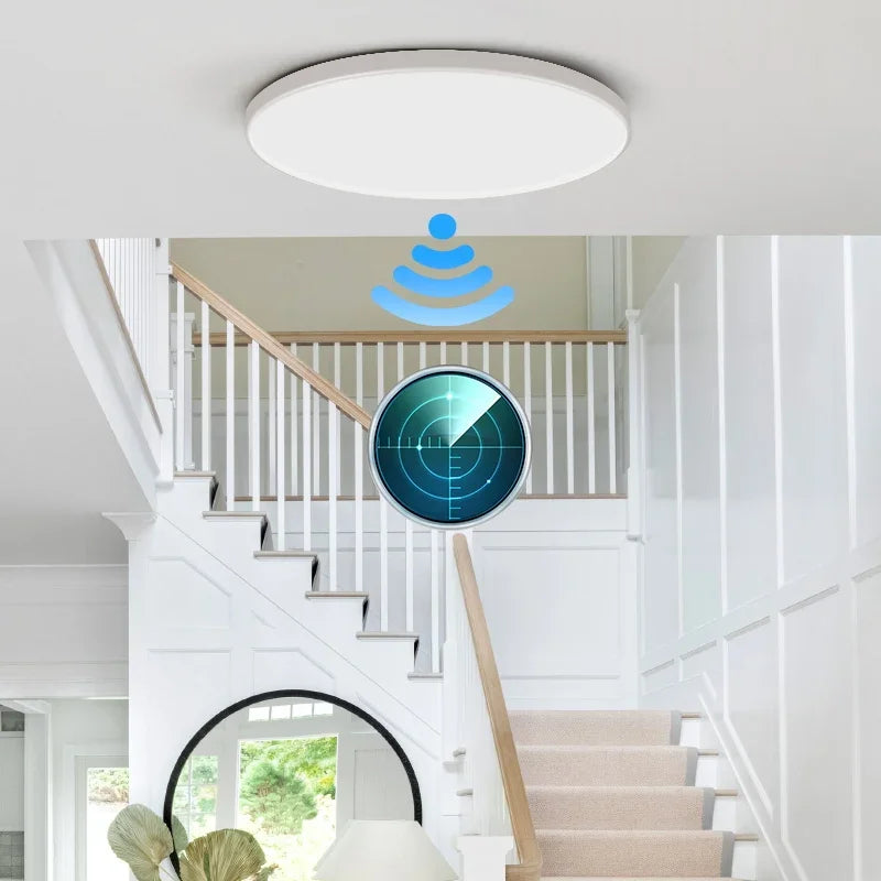 plafonnier led détecteur de mouvement étanche pour intérieur - vue 6 sur 6