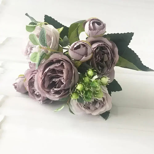 petit bouquet de fleurs artificielles pour décorations printanières et festives - vue 32 sur 34