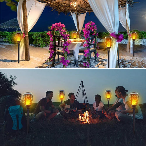 lampe torche solaire étanche pour jardin et extérieur - vue 5 sur 13